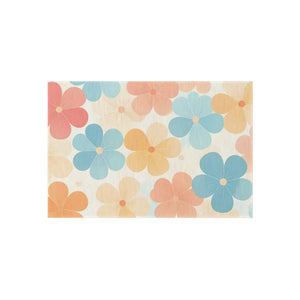 Blossom Haven Outdoor Rug – Creamy Backdrop - Dipaliz - Rugs