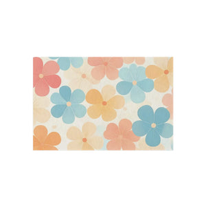 Blossom Haven Outdoor Rug – Creamy Backdrop - Dipaliz - Rugs