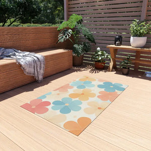 Outdoor Rug Today Cozy Garden Escape Soft Petal Comfort - Dipaliz - Rugs