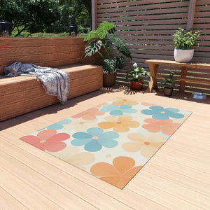 Outdoor Rug Today Cozy Garden Escape Soft Petal Comfort - Dipaliz - Rugs