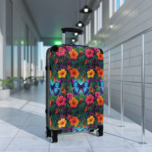 Vibrant Floral Pattern Travel Luggage - Dipaliz - Suitcases