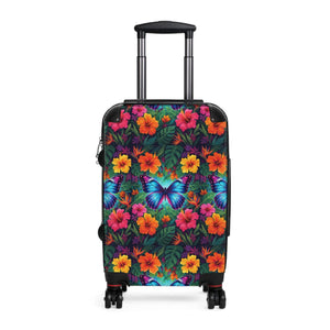 Vibrant Floral Pattern Travel Luggage - Dipaliz - Suitcases