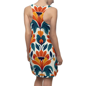 Floral Racerback Dress – Summer Eco Fabric - Dipaliz - Dresses - Xs