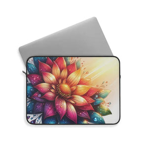 Vibrant Flower Laptop Sleeve - Women’s Fashion Protection - Dipaliz - 15’’ - Bags