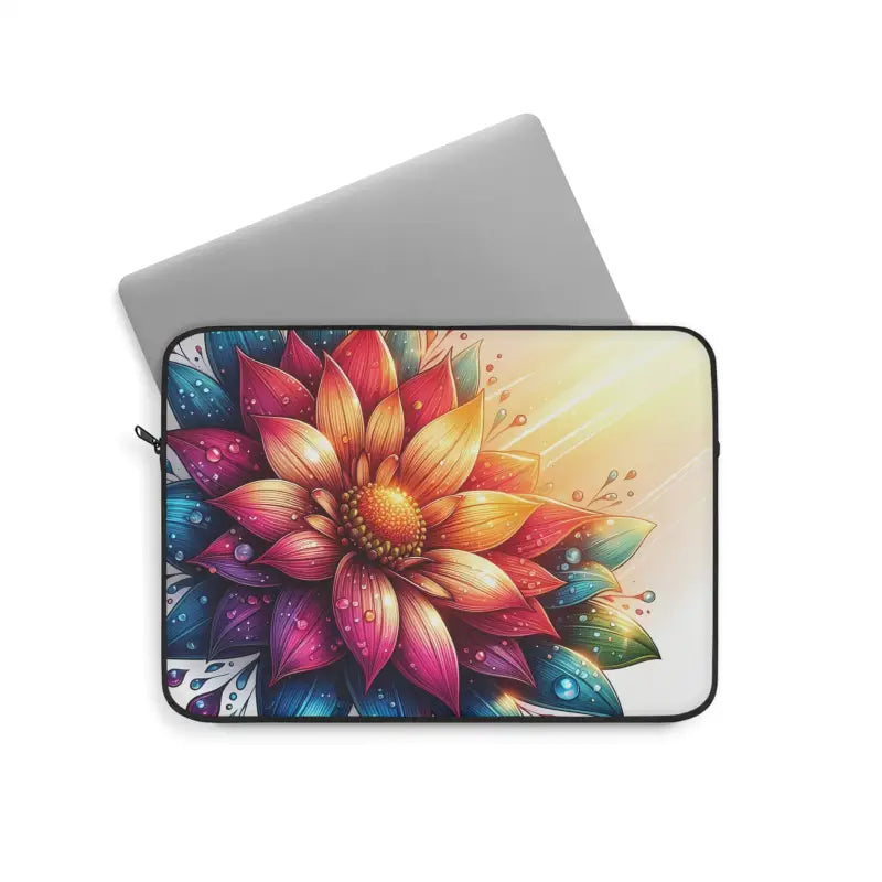 Vibrant Flower Laptop Sleeve: Stylish Protection for your Device - Sleeve