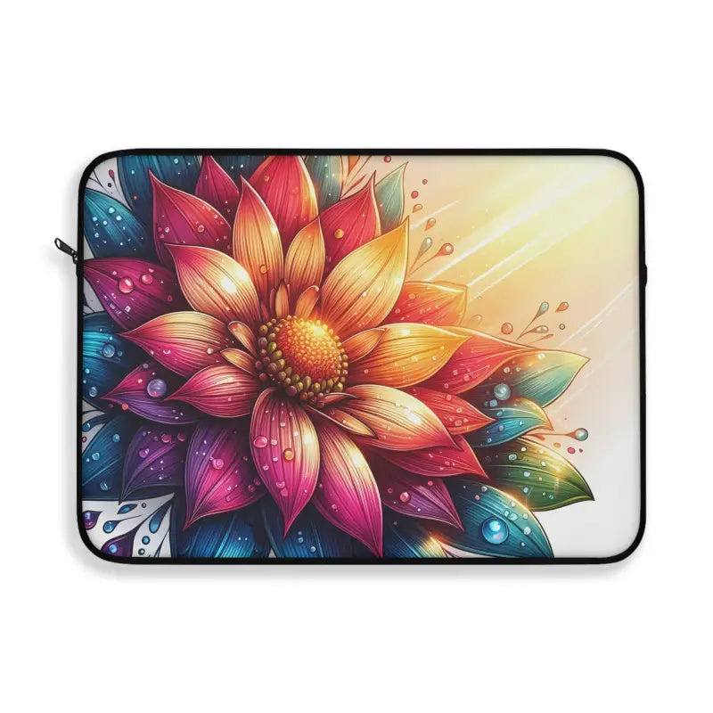 Vibrant Flower Laptop Sleeve: Stylish Protection for your Device - Sleeve