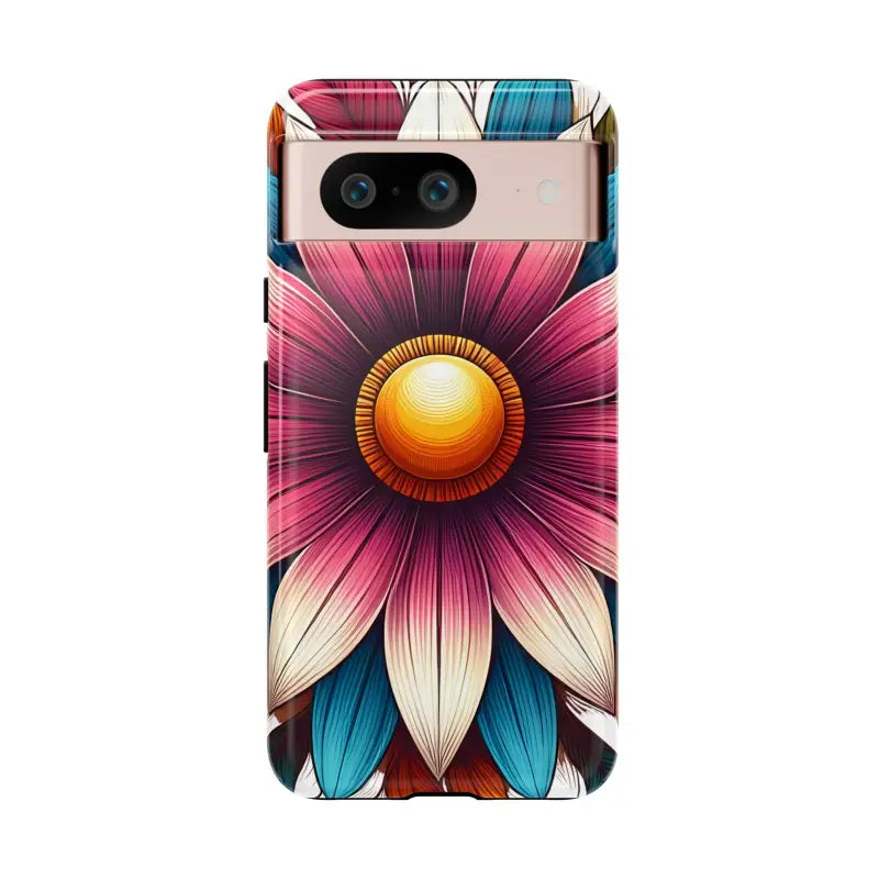 Vibrant Flower Tough Cases for Iphone Galaxy & Pixel Phones - Google 8 / Glossy Phone Case