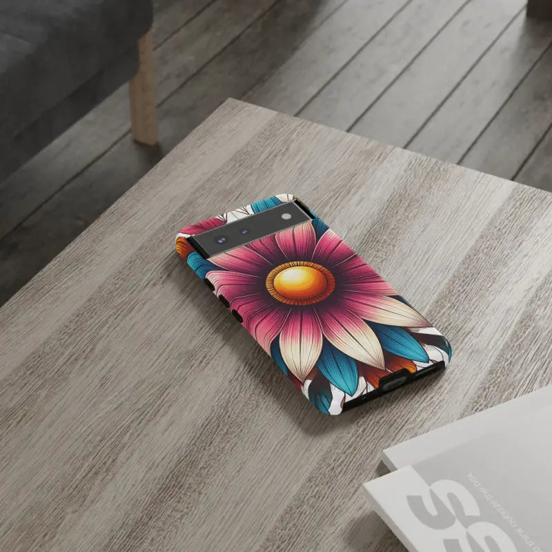 Vibrant Flower Tough Cases for Iphone Galaxy & Pixel Phones - Phone Case