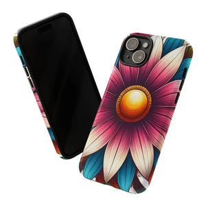 Vibrant Flower Tough Protective Phone Case Bold Style Dipaliz - Mobile Cases