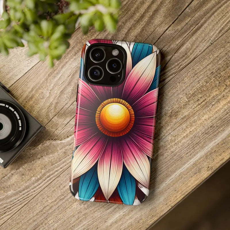 Vibrant Flower Tough Cases for Iphone Galaxy & Pixel Phones - Phone Case