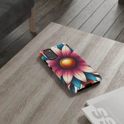 Vibrant Flower Tough Cases for Iphone Galaxy & Pixel Phones - Phone Case