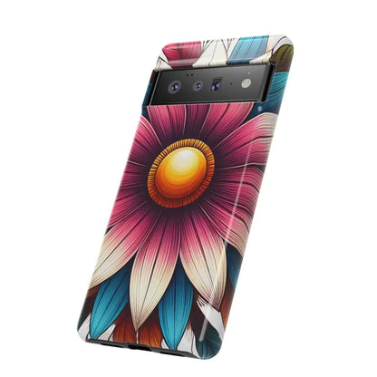 Vibrant Flower Tough Cases for Iphone Galaxy & Pixel Phones - Phone Case