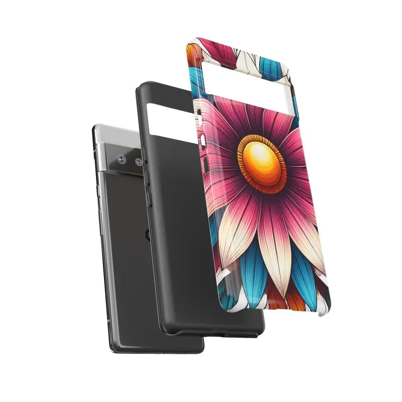 Vibrant Flower Tough Cases for Iphone Galaxy & Pixel Phones - Phone Case