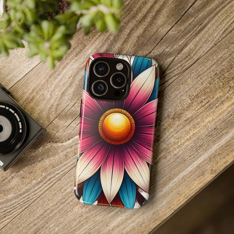 Vibrant Flower Tough Cases for Iphone Galaxy & Pixel Phones - Phone Case