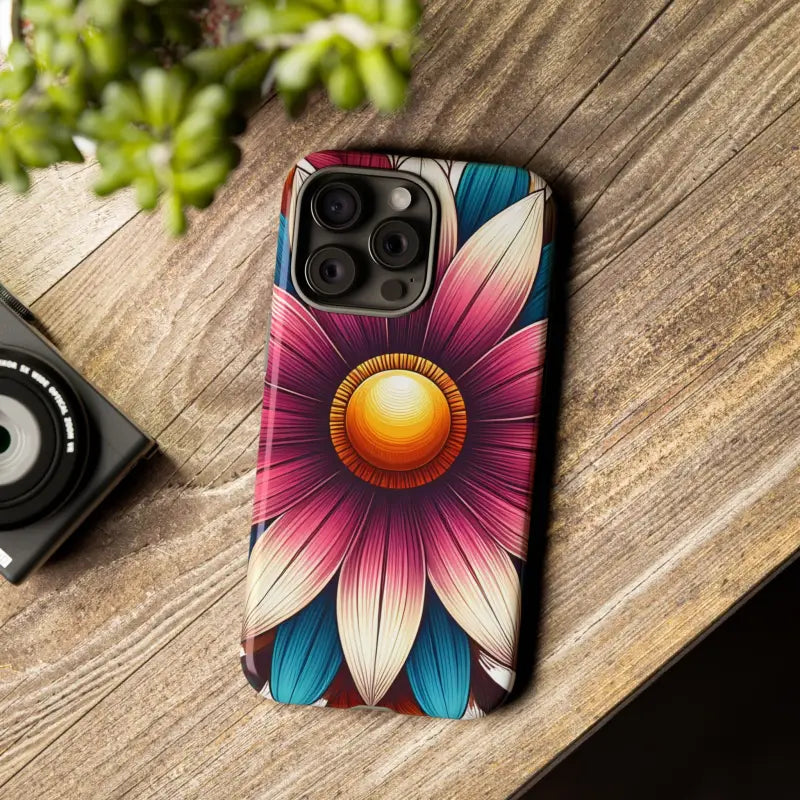 Vibrant Flower Tough Cases for Iphone Galaxy & Pixel Phones - Phone Case