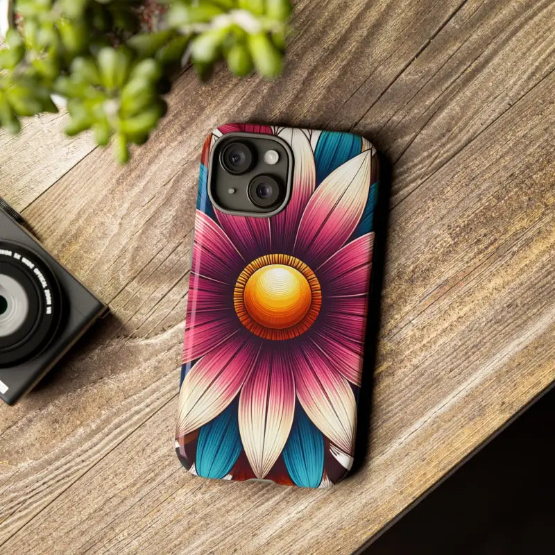 Vibrant Flower Tough Cases for Iphone Galaxy & Pixel Phones - Phone Case