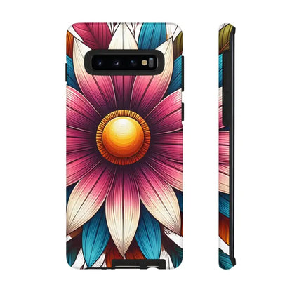 Vibrant Flower Tough Cases for Iphone Galaxy & Pixel Phones - Samsung S10 / Glossy Phone Case