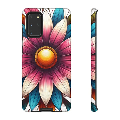 Vibrant Flower Tough Cases for Iphone Galaxy & Pixel Phones - Samsung S20 + / Glossy Phone Case