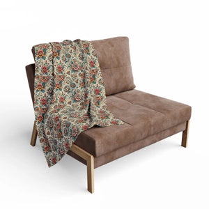 Vibrant Flowers Arctic Fleece Blanket – Soft - Dipaliz - Blankets