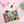 Vibrant Flowers Clutch Bag - Saffiano Pattern - Dipaliz - Bags