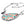 Vibrant Flowers Oval Necklace White Aluminum Surface Dipaliz - Necklaces