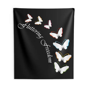 Vibrant Butterfly Wall Tapestry - Polyester Indoor Art - Dipaliz - 88’’ × 104’’ - Home Decor