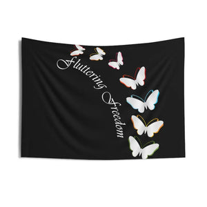 Vibrant Butterfly Wall Tapestry - Polyester Indoor Art - Dipaliz - 36’’ × 26’’ - Home Decor
