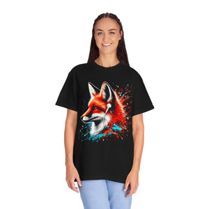 Vibrant Fox Graphic Unisex Colorful Tee - Cotton - Dipaliz - T-shirts