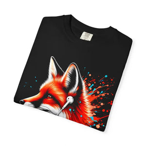Vibrant Fox Graphic Unisex Colorful Tee Bold Statement - Dipaliz - T-shirts