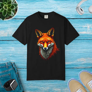 Vibrant Fox Graphic Unisex Tee - Bold Nature Style - Dipaliz - Black / s - T-shirts