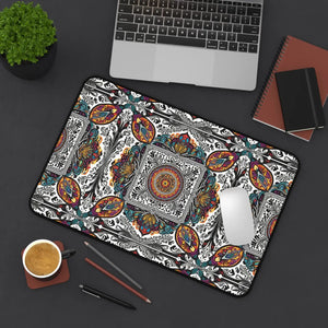 Vibrant Geometric Abstract Desk Mat - Neoprene - Dipaliz - Workstation & Cubicle Accessories