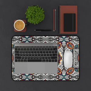 Vibrant Geometric Abstract Desk Mat - Neoprene - Dipaliz - Workstation & Cubicle Accessories