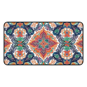 Vibrant Geometric Abstract Desk Mat - Modern Workspace Essential - Dipaliz - Computer Accessories