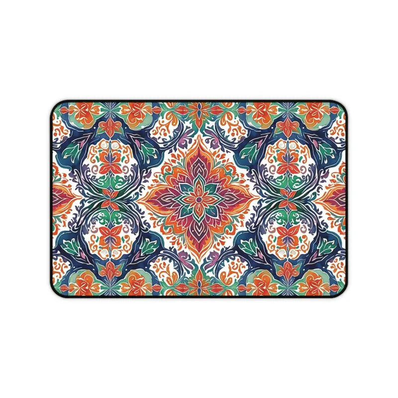 Upgrade your Space: Vibrant Geometric Abstract Desk Mat - Computer Accessories