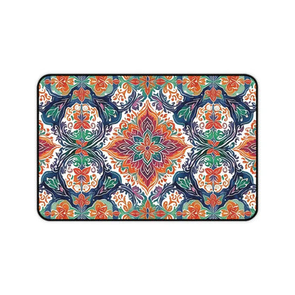 Upgrade your Space: Vibrant Geometric Abstract Desk Mat - Computer Accessories