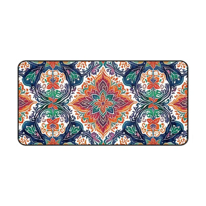 Upgrade your Space: Vibrant Geometric Abstract Desk Mat - Computer Accessories