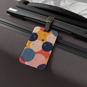Vibrant Luggage Tag Bold Style Travel Identifier - Dipaliz - 2.4’’ × 4’’ - Tags