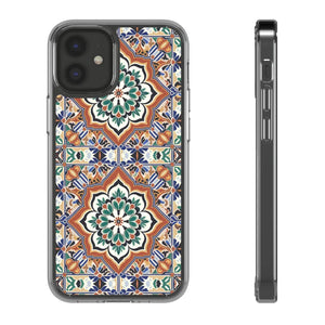 Stylish Clear Case - Vibrant Geometric Pattern - Dipaliz - Mobile Phone Cases