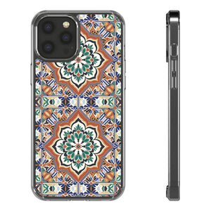Stylish Clear Case - Vibrant Geometric Pattern - Dipaliz - Mobile Phone Cases