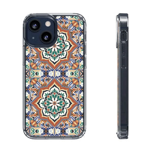 Stylish Clear Case - Vibrant Geometric Pattern - Dipaliz - Mobile Phone Cases