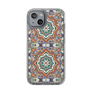 Stylish Clear Case - Vibrant Geometric Pattern - Dipaliz - Mobile Phone Cases