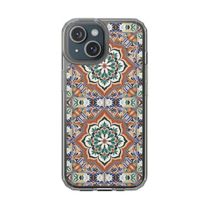 Stylish Clear Case - Vibrant Geometric Pattern - Dipaliz - Mobile Phone Cases