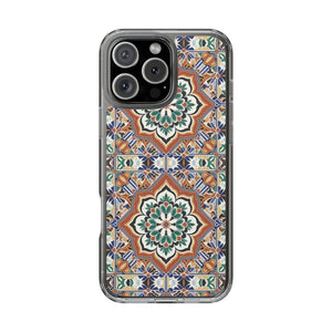 Stylish Clear Case - Vibrant Geometric Pattern - Dipaliz - Mobile Phone Cases