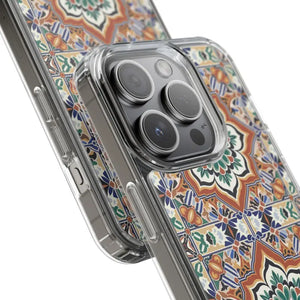 Stylish Clear Case Vibrant Geometric Pattern Protection - Dipaliz - Mobile Phone Cases