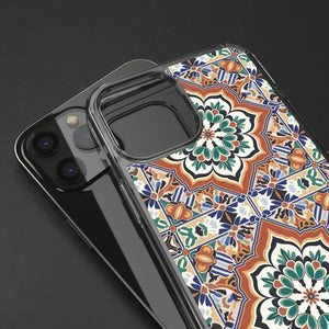 Stylish Clear Case Vibrant Geometric Pattern Protection - Dipaliz - Mobile Phone Cases