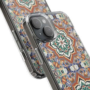 Stylish Clear Case Vibrant Geometric Pattern Protection - Dipaliz - Mobile Phone Cases