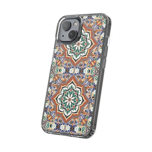 Stylish Clear Case Vibrant Geometric Pattern Protection - Dipaliz - Mobile Phone Cases