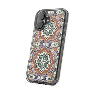 Stylish Clear Case Vibrant Geometric Pattern Protection - Dipaliz - Mobile Phone Cases
