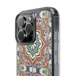 Stylish Clear Case Vibrant Geometric Pattern Protection - Dipaliz - Mobile Phone Cases