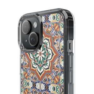 Stylish Clear Case Vibrant Geometric Pattern Protection - Dipaliz - Mobile Phone Cases